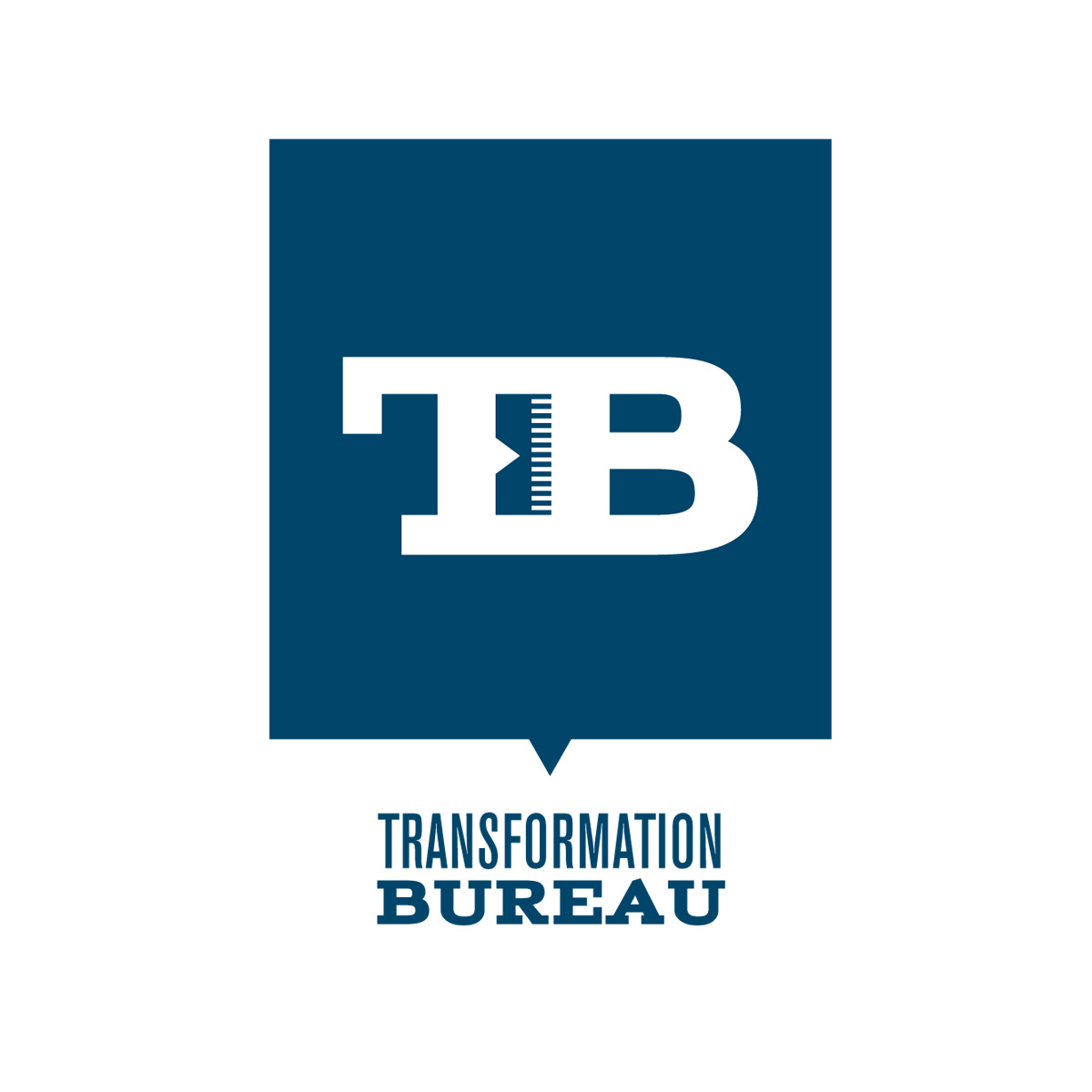 Transformation Bureau typographic logo