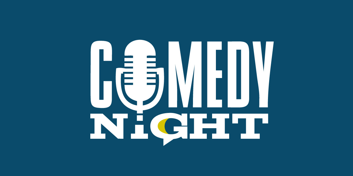 comedy night event image design by adam garlinger