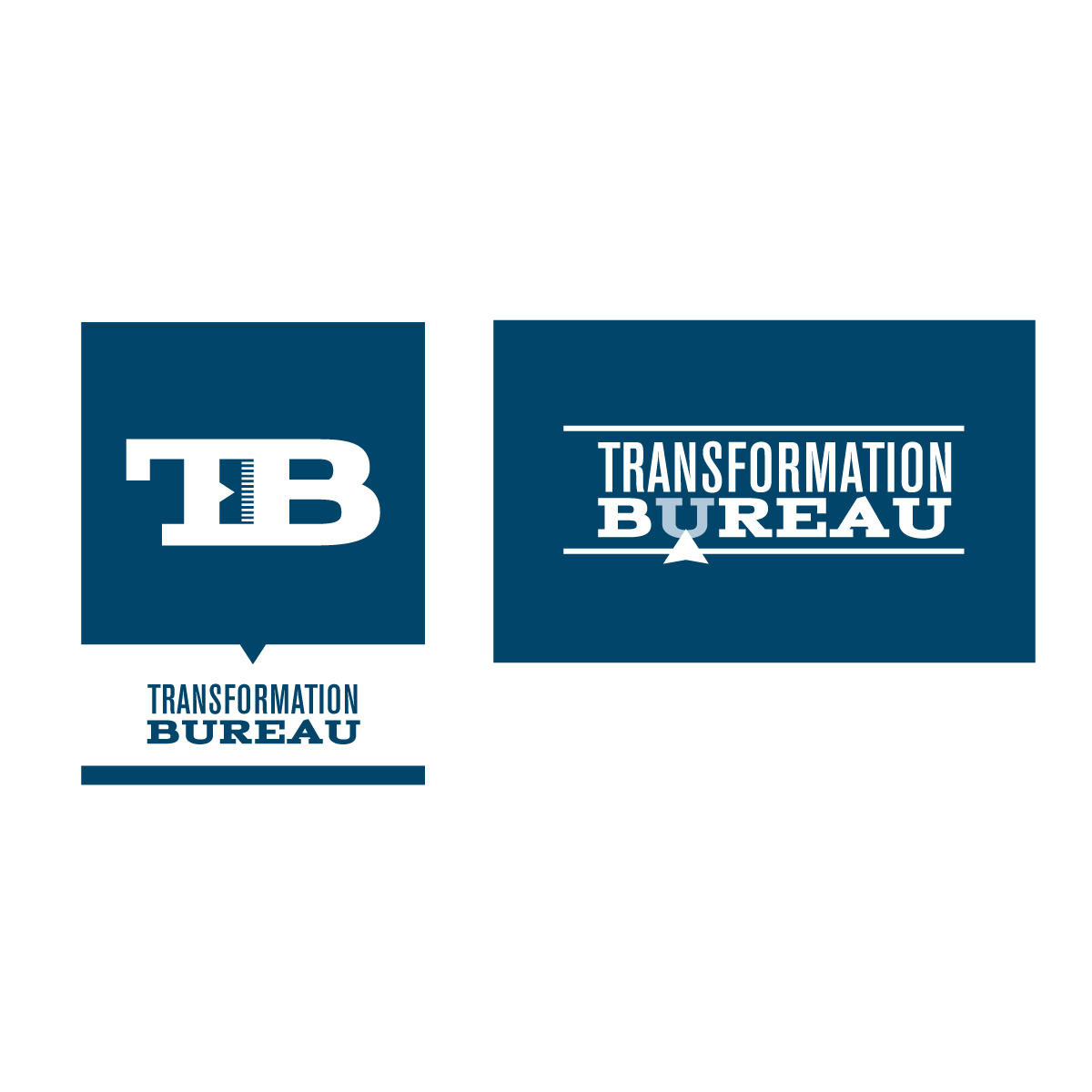 transformation bureau logo and wordmark